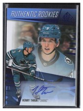 Henry Thrun 2023-24 SP Game Used Authentic Rookies Auto #245 San Jose Sharks