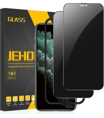 JEHOO Pack Tempered Glass Screen Protector Apple Iphone 11