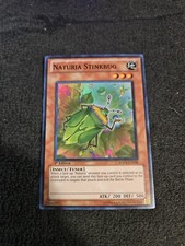 Naturia Stinkbug - HA04-EN048 - Super Rare - 1st Edition x1 - Lightly Played