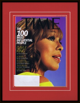 Gayle King Framed 11x14 ORIGINAL 2019 Time Magazine Influential 100