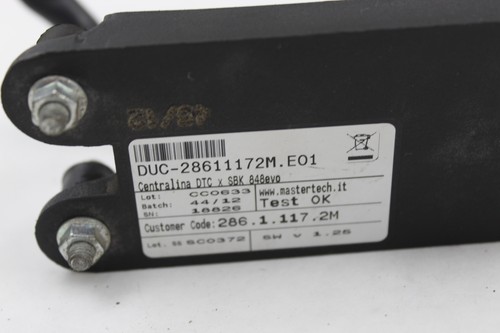 13 Ducati 848 EVO Corse SE OEM CONTROLLER DTC ECU DIAGNOSTIC TROBLE CODE - Picture 9 of 12