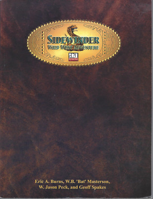 Sidewinder Wild West Adventure  SC  NEW  OOP  D20  FREE PRIORITY SHIPPING