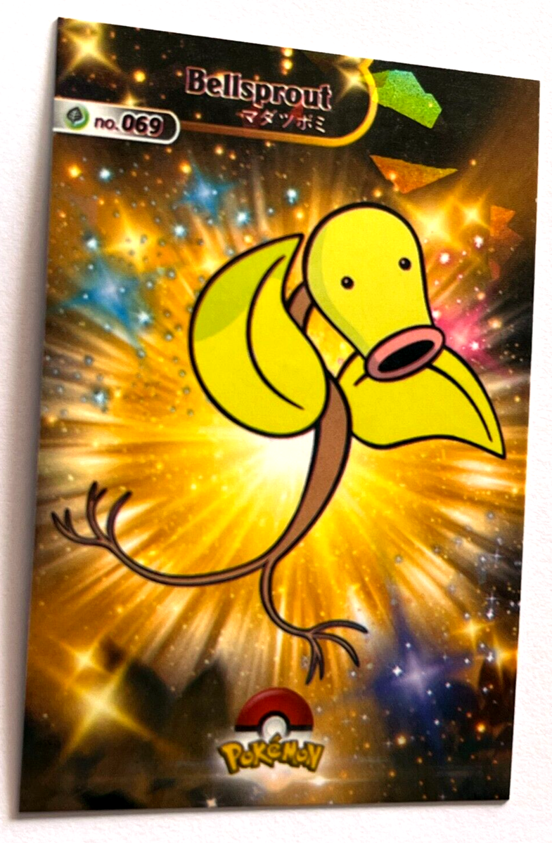 2024 POKEMON SHINY DATABASE Card #069 BELLSPROUT KANTO Peru Edition | eBay