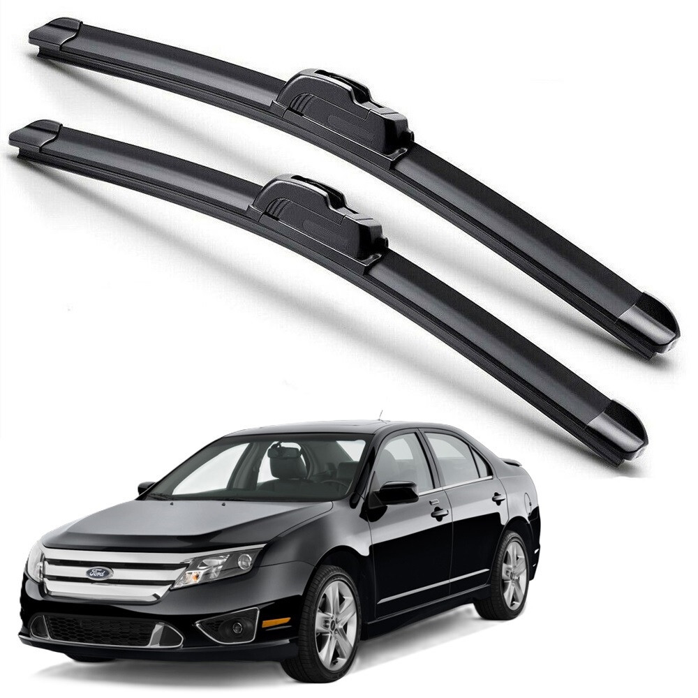 For 2006-2012 Ford Fusion Windshield Wiper Blades J-HOOK Hybrid