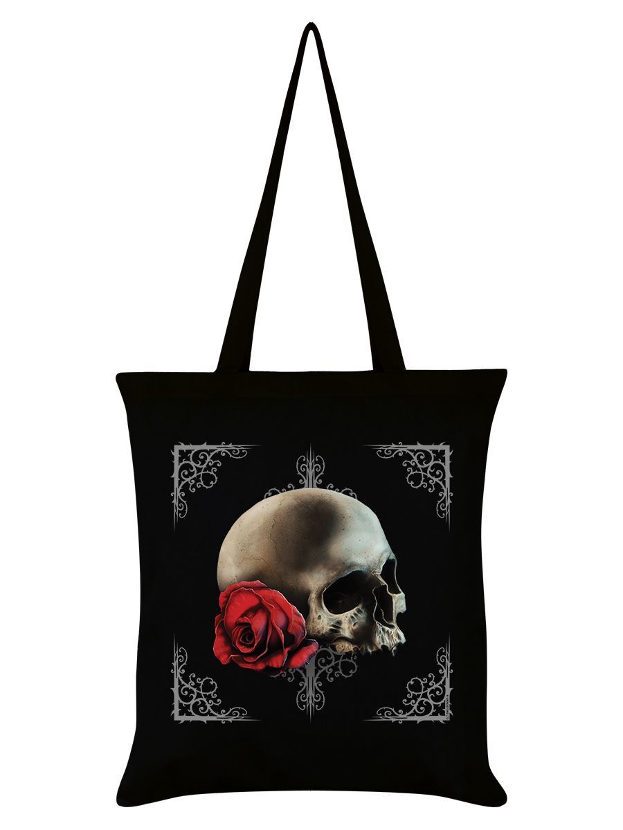 Tote Bag Cranial Rose Black 38 x 42cm
