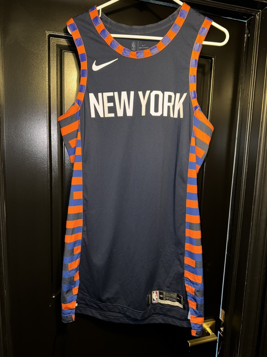 Knicks Jersey Knicks 3s 2019 Knicks City Edition Jersey Authentic