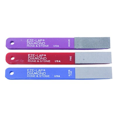 EZE-LAP L PAK4 Set SF/F/M/C kleurgecodeerde diamanthonen, blauw