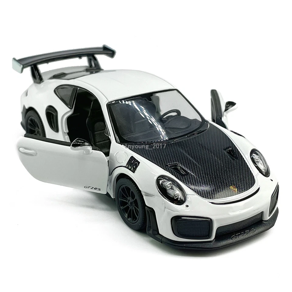 Модель автомобиля Porsche 911 GT2 RS 1:36 литая игрушка автомобили игрушки для мальчиков детей подарок белый - Изображение 4 из 4