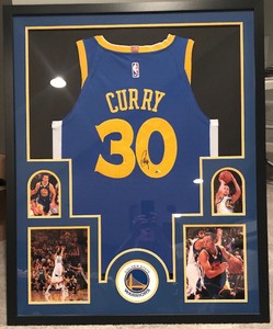 steph curry autographed jersey