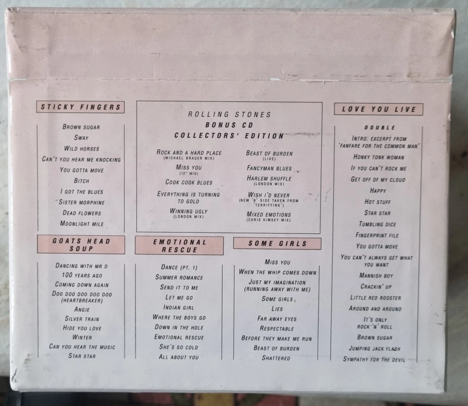 The Rolling Stones / The Collection  1971 -1989 CD Box - Bild 3 von 4