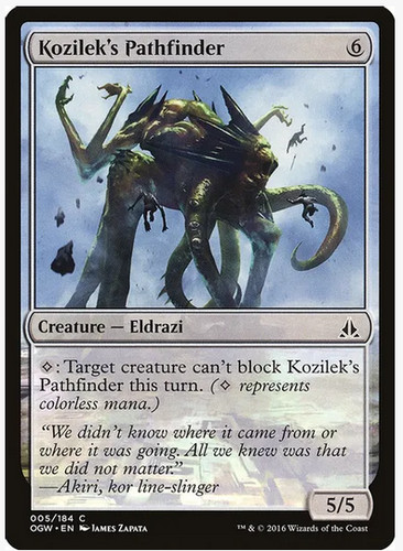 Kozilek's Pathfinder Japanese Foil Magic: Oath of the Gatewatch