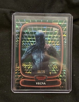 Topps 2025 Stranger Things High Tek Vecna /75 Green Parallel