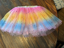 Kids Tutu Skirt Multicolor size 6 Ballet Dance Costume Party- 4 layers