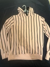 Pink Hoodie With Stripes