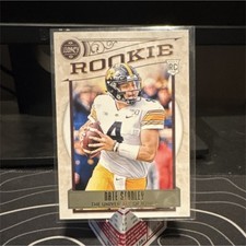 Panini 2020 Legacy Rookie #180 Nate Stanley Iowa Hawkeyes Football Card. rookie card picture