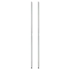 Alera SW59PO36SR 36" Stackable Posts for Wire Shelving - Silver (4/PK) New