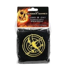 The Hunger Games Logo And Jay Terry Cloth Wristband New