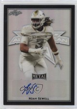 2020 Leaf Metal US Army All-American Bowl Black 1/7 Noah Sewell #BA-NS1 Auto 3hd