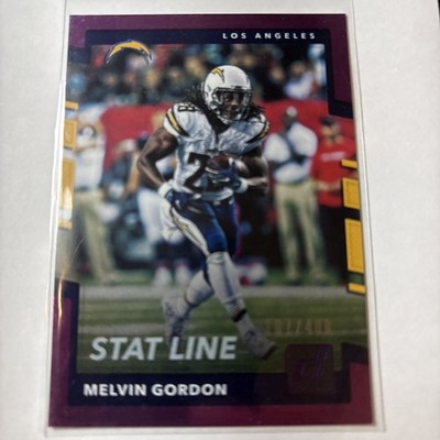 2017 Panini Donruss Stat Line Season 107/400 Melvin Gordon #149 Chargers