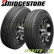 2 Bridgestone Dueler Hl Alenza Plus 27555r20 111h 80k Mile Truck Suv Tires