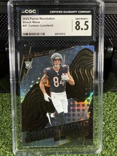 2025 Panini Revolution Shock Wave Colston Loveland (RC) CGC Graded 8.5
