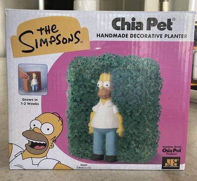 NEW Homer Simpson Hedge Wall Chia Pet Simpsons Limited Edition Planter