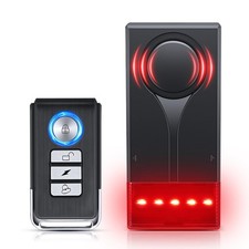 Car Anti-Theft Vibration Alarm 108dB Wireless Remote 66ft Range - Vehicle