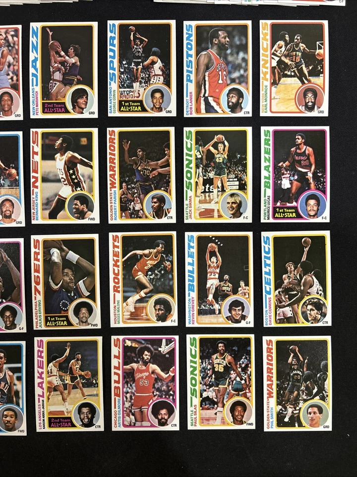 1978-79 Topps Basketball Complete Set 132 NM-MT Bernard King RC Jabbar Erving *4 - Image 3 of 4