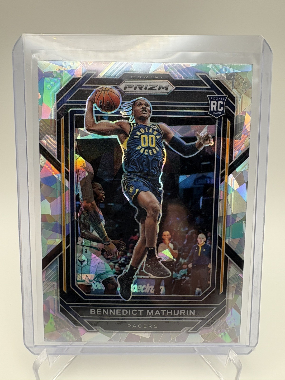 2022-23 Panini Prizm - Bennedict Mathurin - Silver Cracked Ice Prizm RC #254 📈