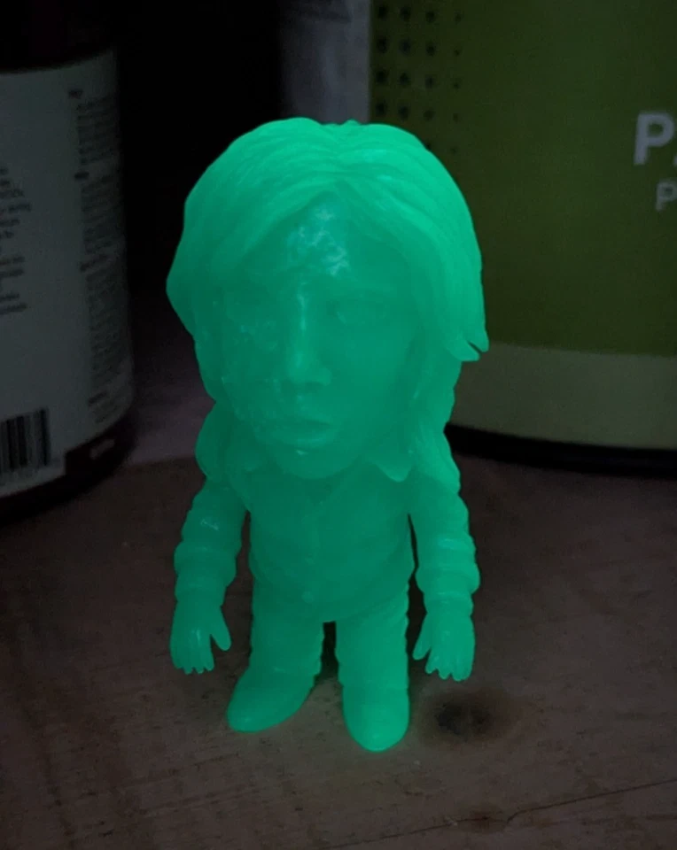 UNBOX INDUSTRIES ZOMBI Dawn Of The Dead WGT Sofubi Kaiju Juguete de Vinilo Zombie Brillo Foto 2 de 2