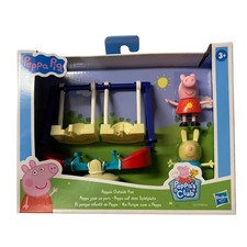 Peppa Pig Peppa's Adventures Peppa's Outside Fun Playground Playset Hasbro