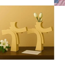 Sculptural Concrete Vases - Minimalistic Design for Unique Flower Arrangements