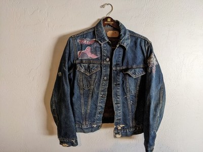 Vintage 1969 Levis 70505 Big E Blanket Lined TruckerJacket 524 El Paso R Crumb