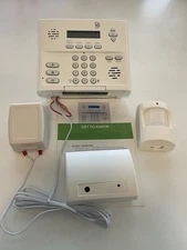 Wireless Security Alarm Panel, Power Cord, Motion Sensor, Sentrol Glass Break De