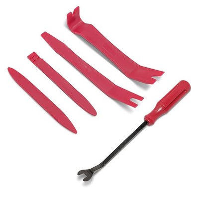 BLAU GRUN 5PCS Auto Trim Removal Tool Kit, Car Interior Door Panel Clip Red 