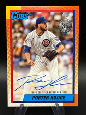 2025 Topps Update Porter Hodge 1990 35th Anniversary On Card AUTO #90B2-PH Cubs