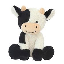 9" Cow Stuffed Animals Soft Cuddly Cow Plush Stuffed Animal Toy for Kids 9inch