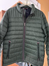 Tommy Hilfiger Men  s Packable Puffer Jacket Green Size Small Winter Coat