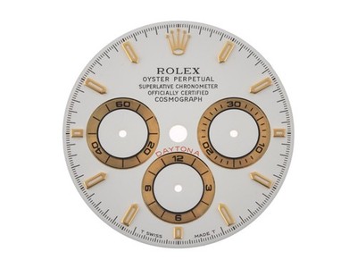 Rolex Zubehör - Zifferblatt Daytona White Gold 40mm Vintage
