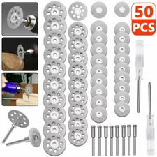 50x Diamond Cutting Wheel For Dremel Rotary Tool Die Grinder Metal Cut Off Disc
