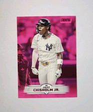 2025 Topps Stadium Club JAZZ CHISHOLM #164 PINK FOIL w/4 FREE New York Yankees