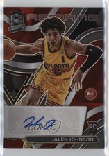 2021-22 Panini Spectra Aspiring Auto 63/99 Jalen Johnson #AA-JJN Auto 4f5