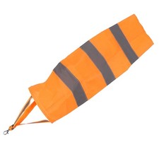 Neu Eleganter Wettersack Windrichtungsanzeiger Für Flughafen Garten Orange