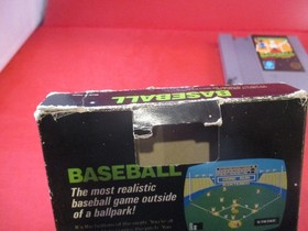 B&eacute;isbol - Versi&oacute;n Caja Negra (Nintendo NES) COMPLETO con Caja Manual Juego FUNCIONA!