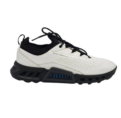 ECCO BIOM C4 Performance Golf Shoes Mens EU 43 US 9 White Black Spikeless