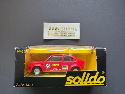 Solido 1/43e Alfa Sud rouge Trofeo avec ses stickers n•69 Achat 1979 - Photo 1/4