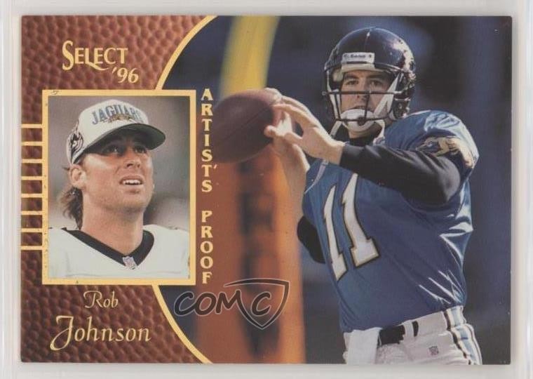 1996 Select Artist's Proof Rob Johnson #116 0q3