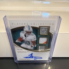 2025 Immaculate Tyreek Hill Players Collection Jersey Auto /99 #IPCA-THL