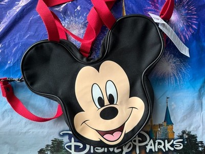2026 Disney Parks Mickey Mouse Character Mini Tote Bag W/ Crossbody Strap NWT