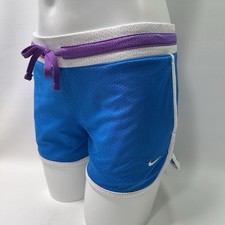 Vintage Y2K Nike Athletic Department Mesh Gym Workout Shorts Size Small Retro